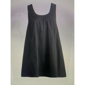 NWT J.Crew Patti small shift dress black poplin